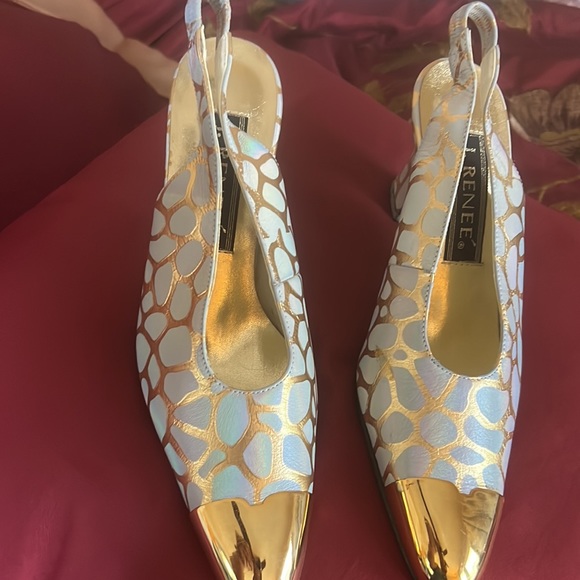 J. Renee Shoes for you!! The gold metal tip is stunning!! - Picture 2 of 4